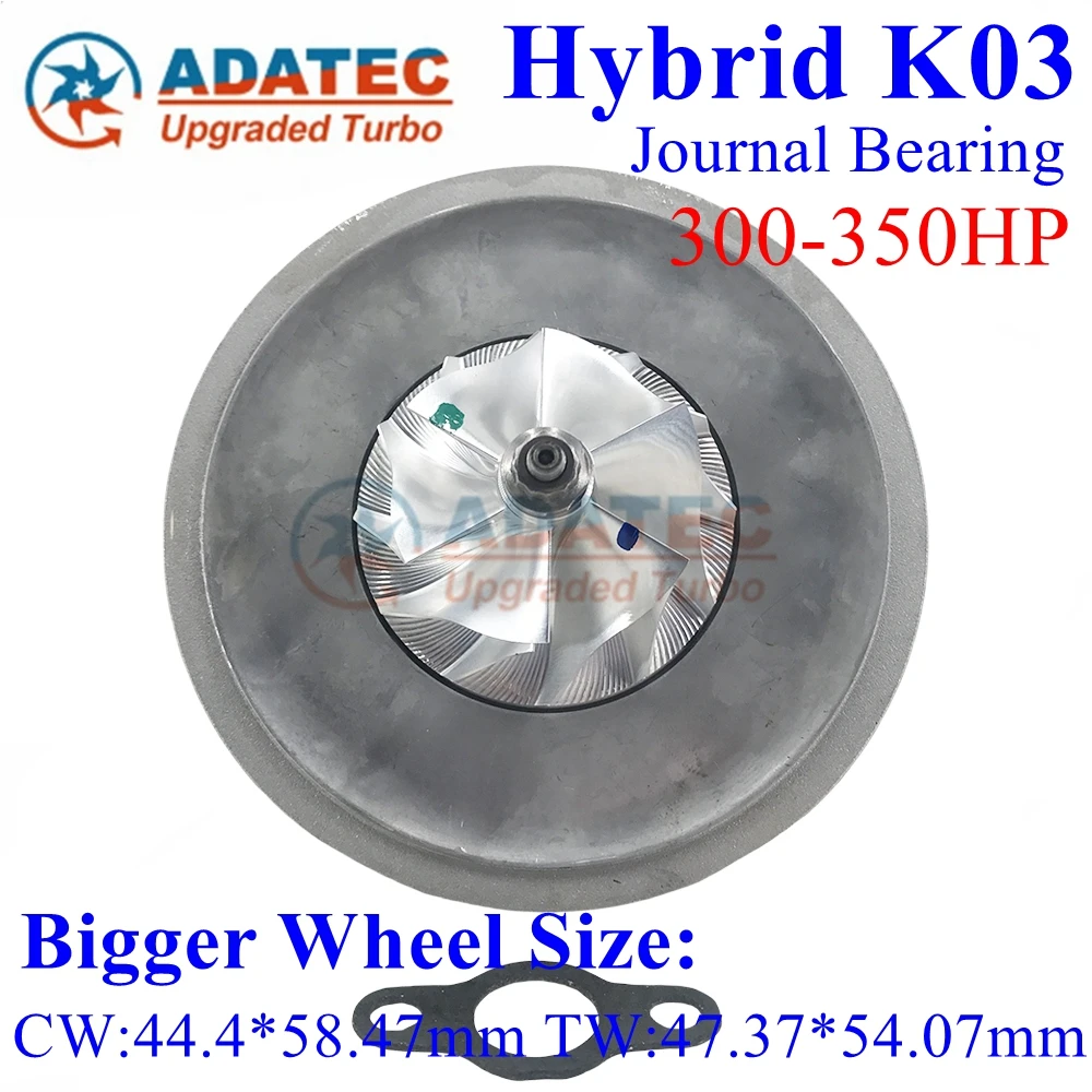 Hybrid K03 Turbo Cartridge 300-350HP 53039700290 Turbine 06J145713K for VW Golf Sharan II Scirocco 2.0 TSI 200HP CCZA CCZB
