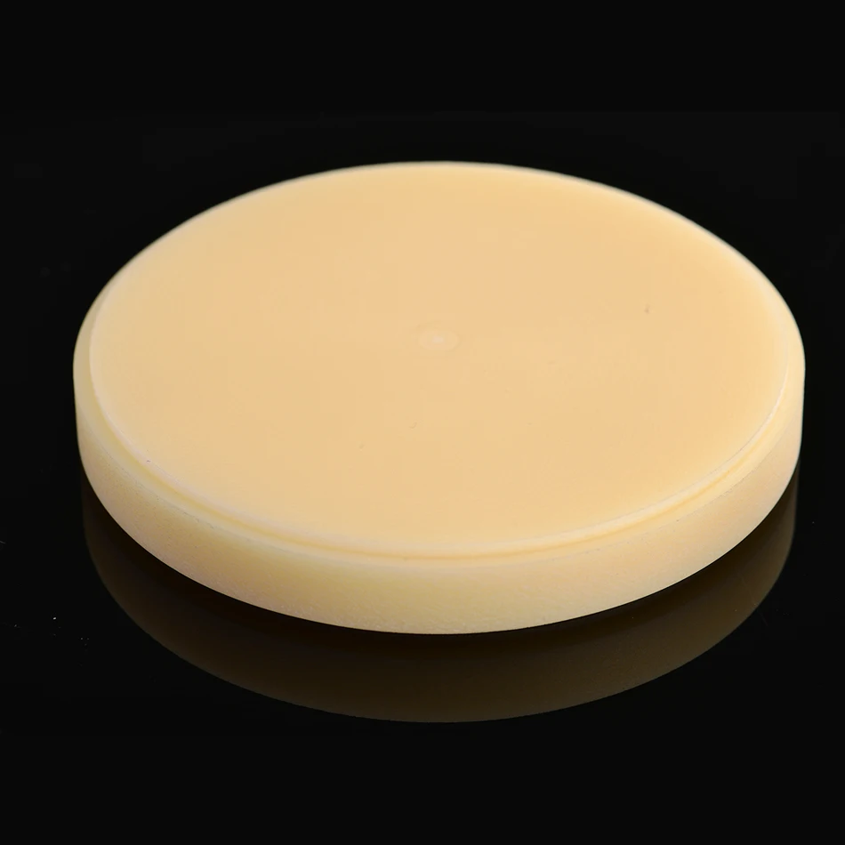 DENXY 1 Stück Dental PMMA-Scheibe A1 A2 A3 CAD/CAM Fräsharz-Scheibe Zahnarztmaterial für die Herstellung von temporären Brückenrestaurierungen – Detail 2