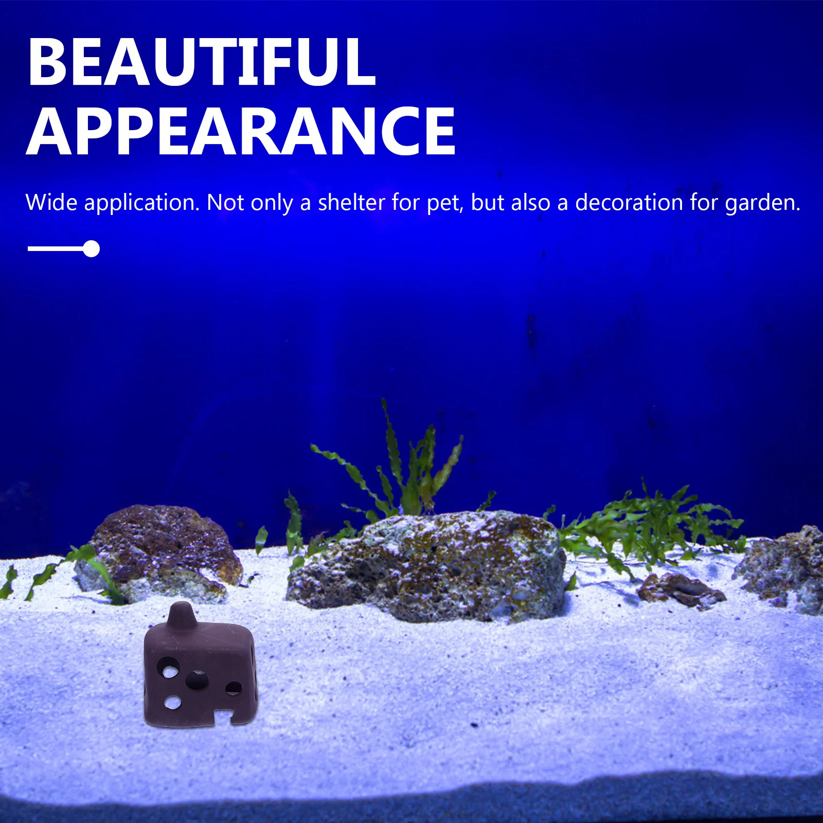 

1Pcs Fish Tank Shelter Porous Aquarium Cave Creative Pottery Pot Fish Shrimp Breeding Supplies Ornament Aquarium