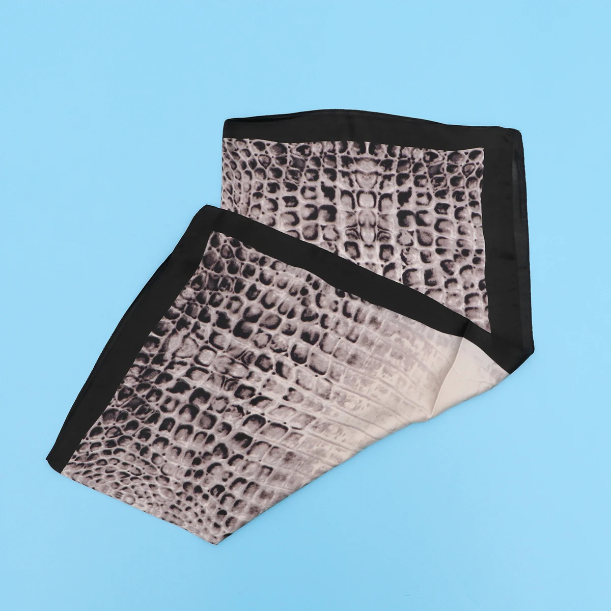 

70 Cm Silk Square Scarf Shawl Leopard Print Cool Towel Fashion Headscarf Female