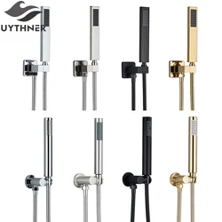 Uythner Handshower Head 150cm Stainless Steel Shower Hose Shower Faucet Sprayer Head Wall Mounted Faucet Accessories