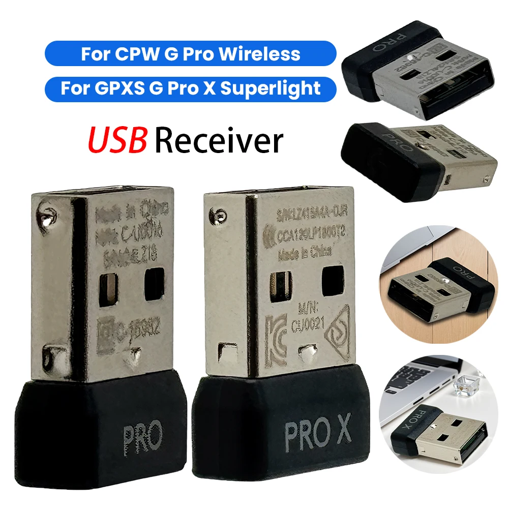 

USB-приемник, адаптер приемника мыши, замена USB-ключа для CPW G Pro Wireless / GPXS G Pro X Superlight