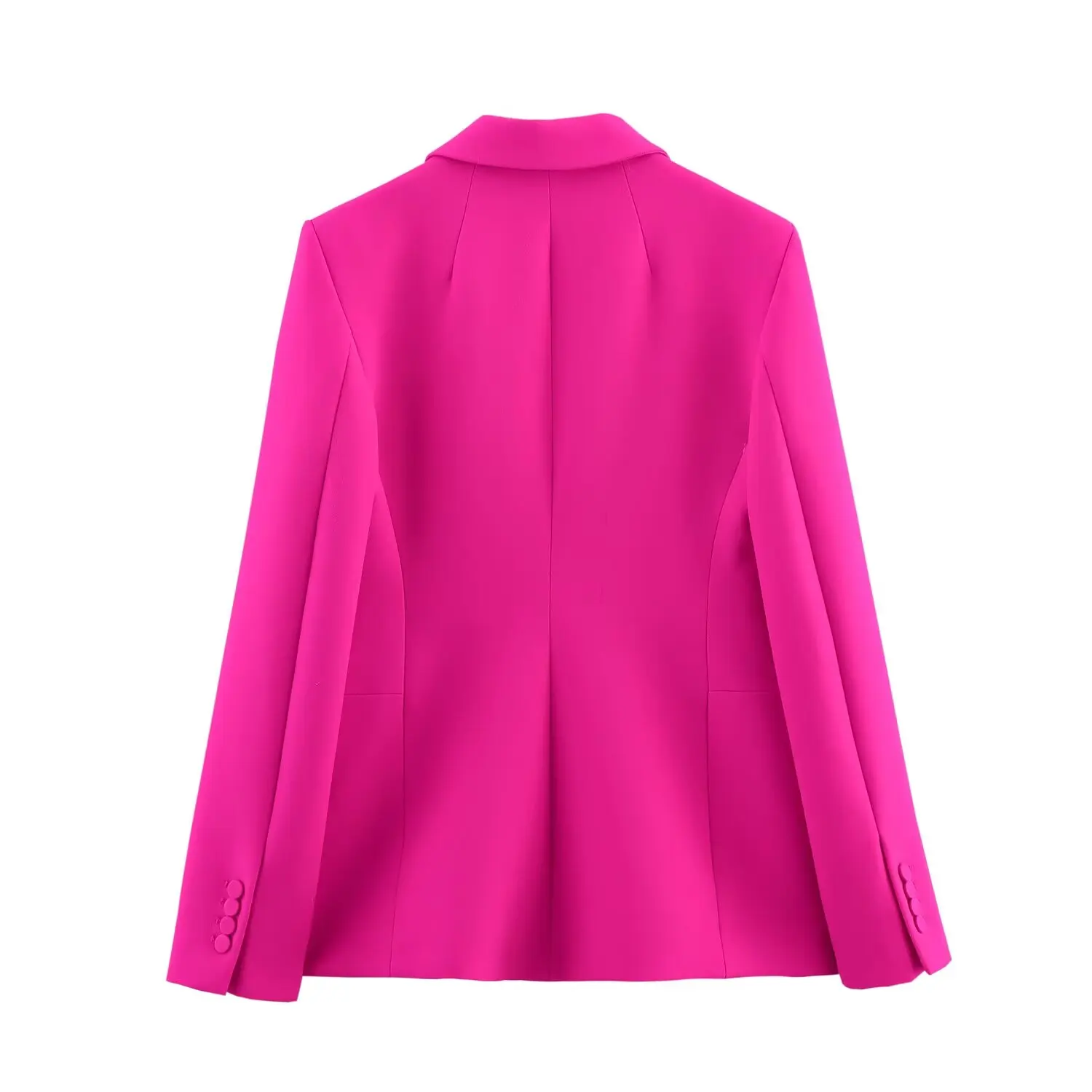 طقم بدلة PB&ZA2025 للسيدات بقصة ضيقة وأكمام طويلة وسروال واسع