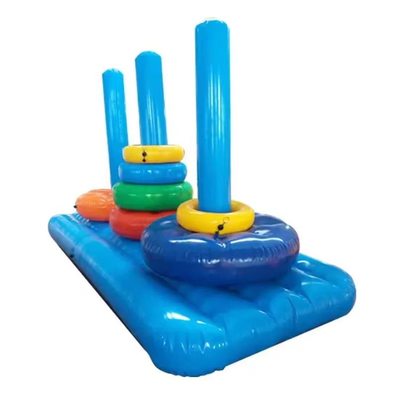 Outdoor Interactive Inflatable Hanoi Games Team Sports, Building Activities