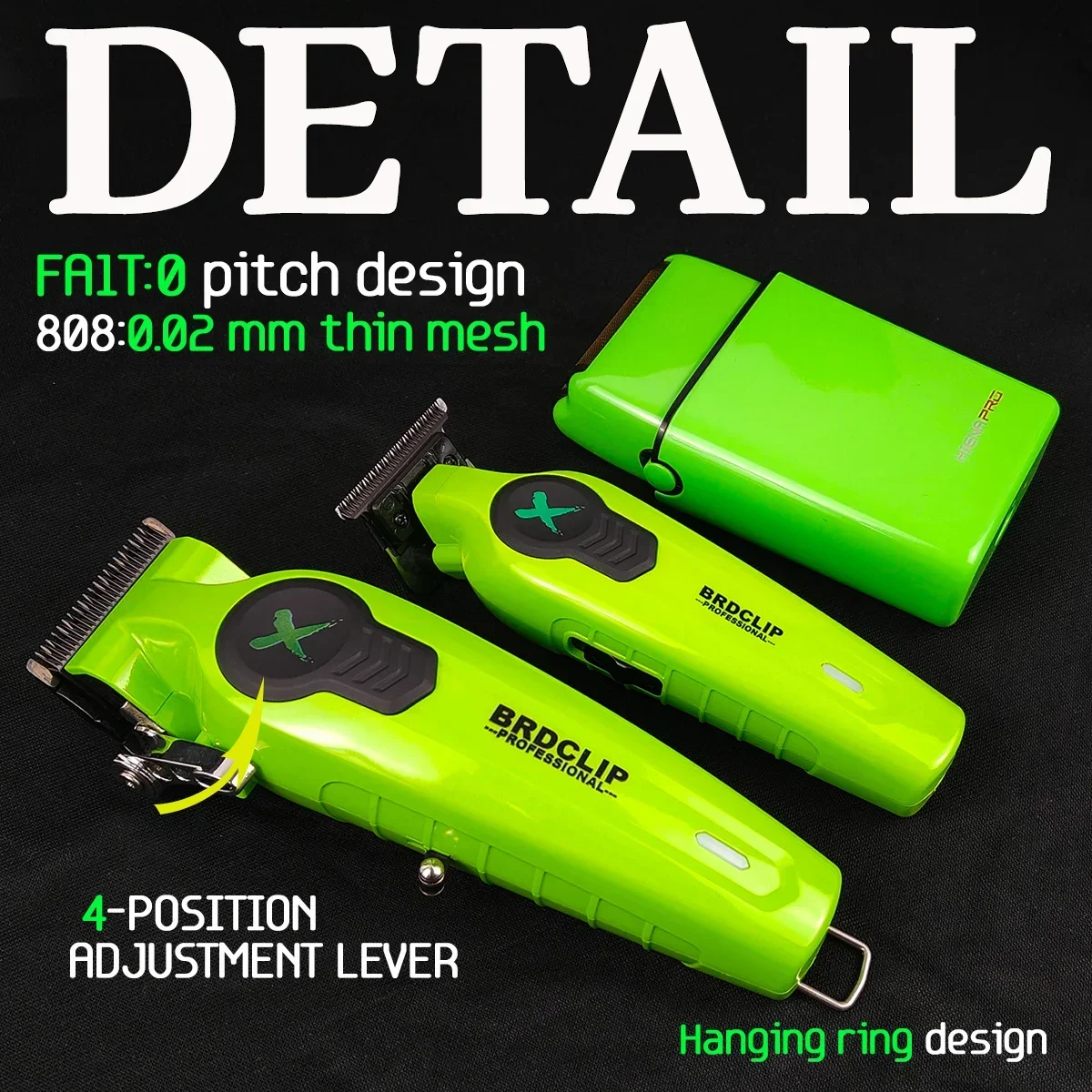 BRD Professional BRDCLIP Парикмахерская машинка для стрижки волос Электробритва Триммер DLC Лезвие Основание для волос Триммер Парикмахерская машина