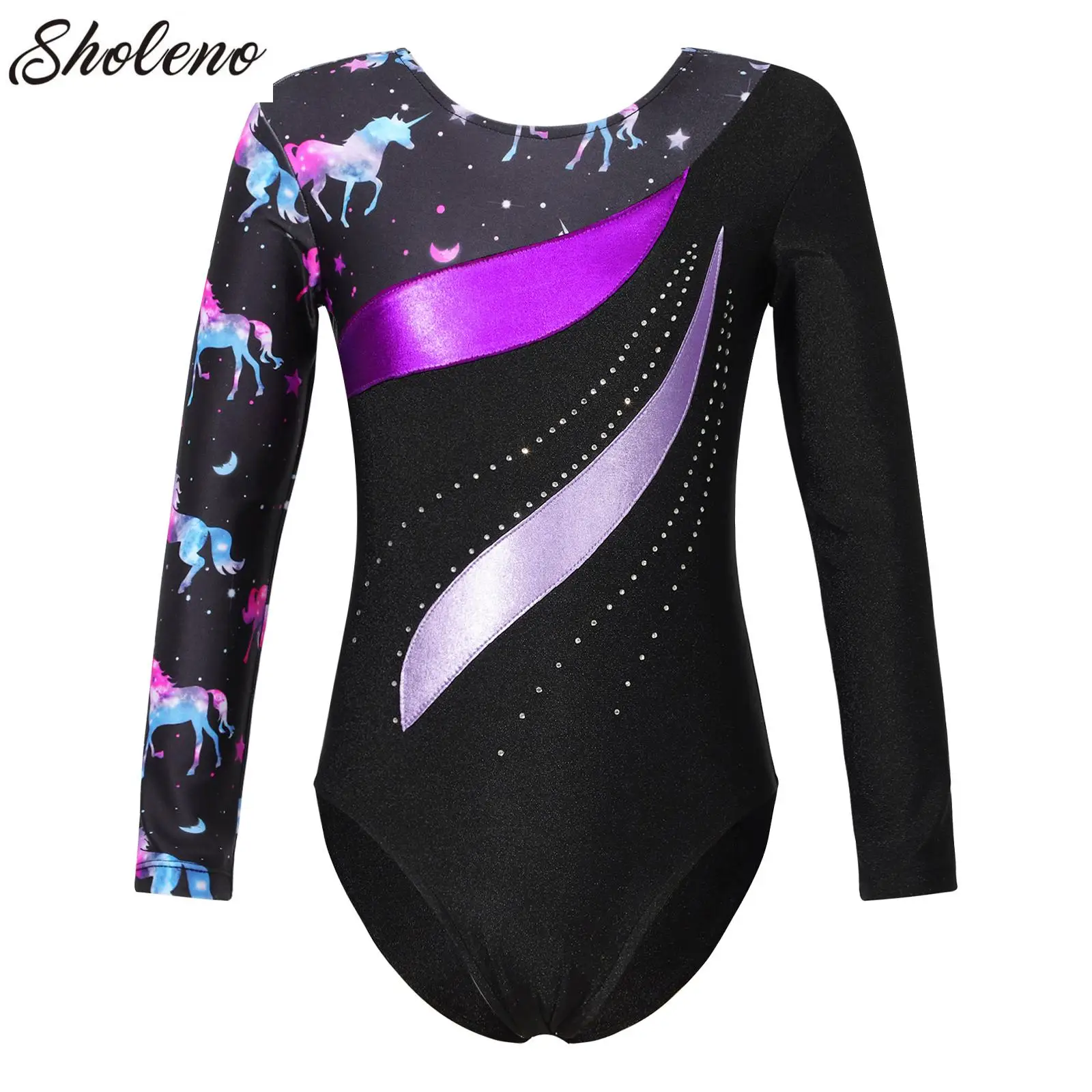 

Детская гимнастическая Одежда для девочек, танцевальная одежда без рукавов, яркие цветные костюмы, балетное трико, одежда