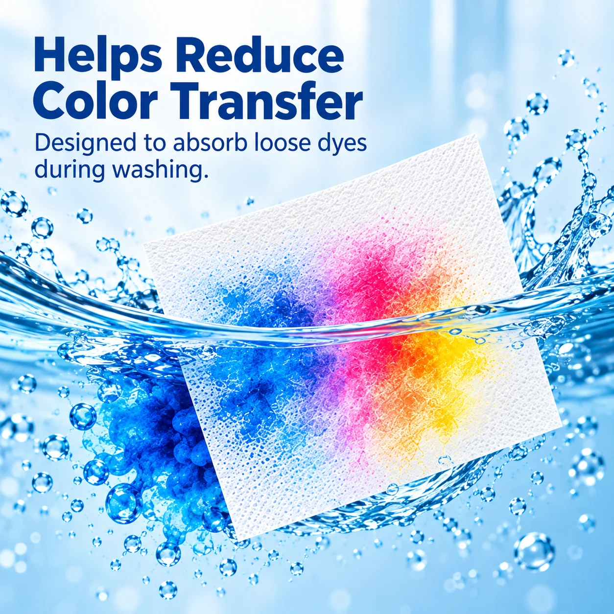 50-200PCS Color Catcher Sheets for Laundry Dye Trapping Paper Helps Reduce Color Bleeding in Washing Machine for Mixed Clothes