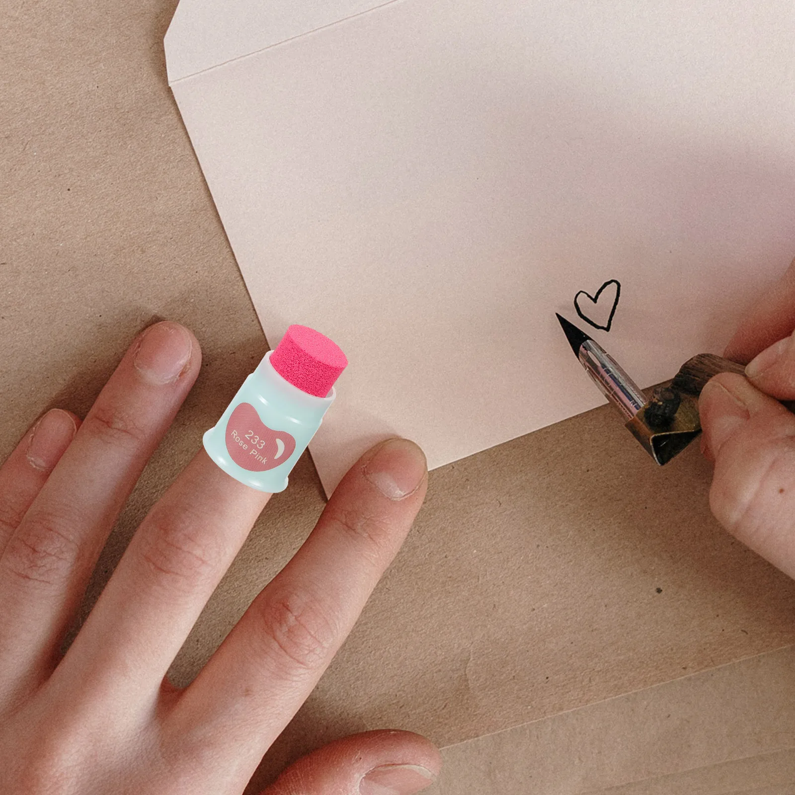 6pcs Finger Painting Ink Pad Crafts Washable Colorful Stamp Sets for Kids Creative Office Supplies Craft Tools