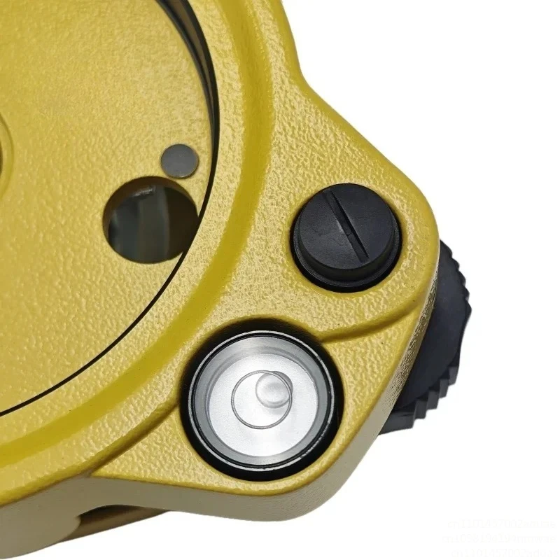 Tribrach أصفر عالي الجودة بثلاثة فك بدون هبوط بصري متوافق مع مسح المحطة الإجمالية #6