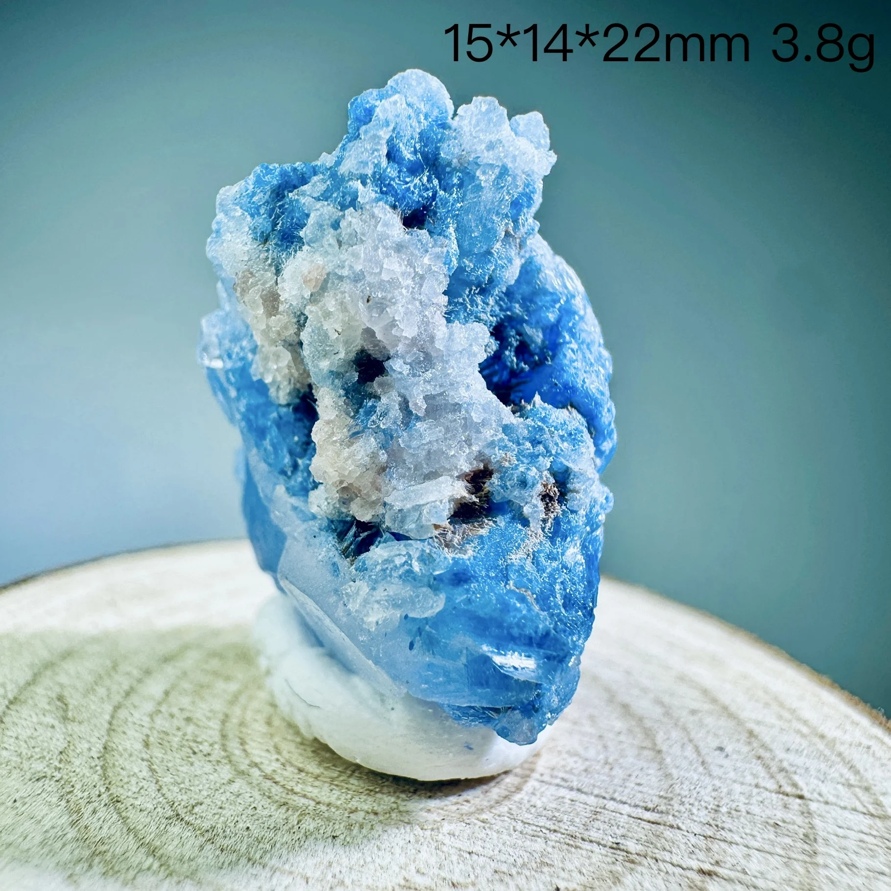 Natural Blue Thread Crystal, Crystal Mineral Specimen, Mineral Collectible, Fluorite, Crystal Cluster, Quartz Cluster, Raw Stone