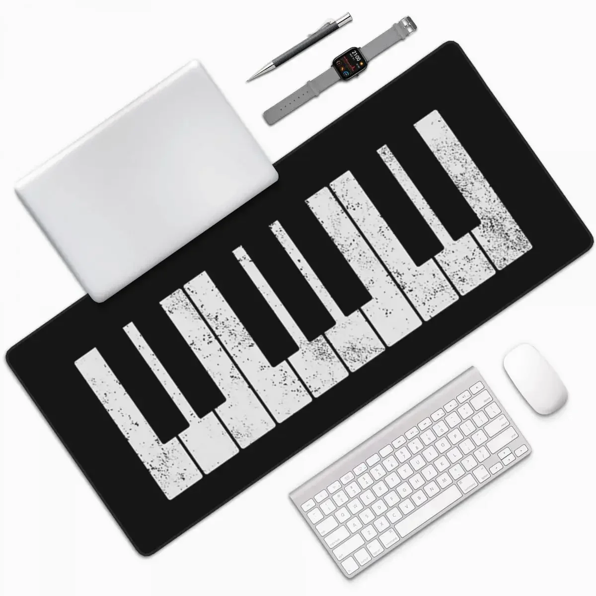 

Pianist Piano Large Mouse Pad Computer Keyboard Mouse Mat Gaming PC Laptop Desk Mat Office Accessories Table Mats