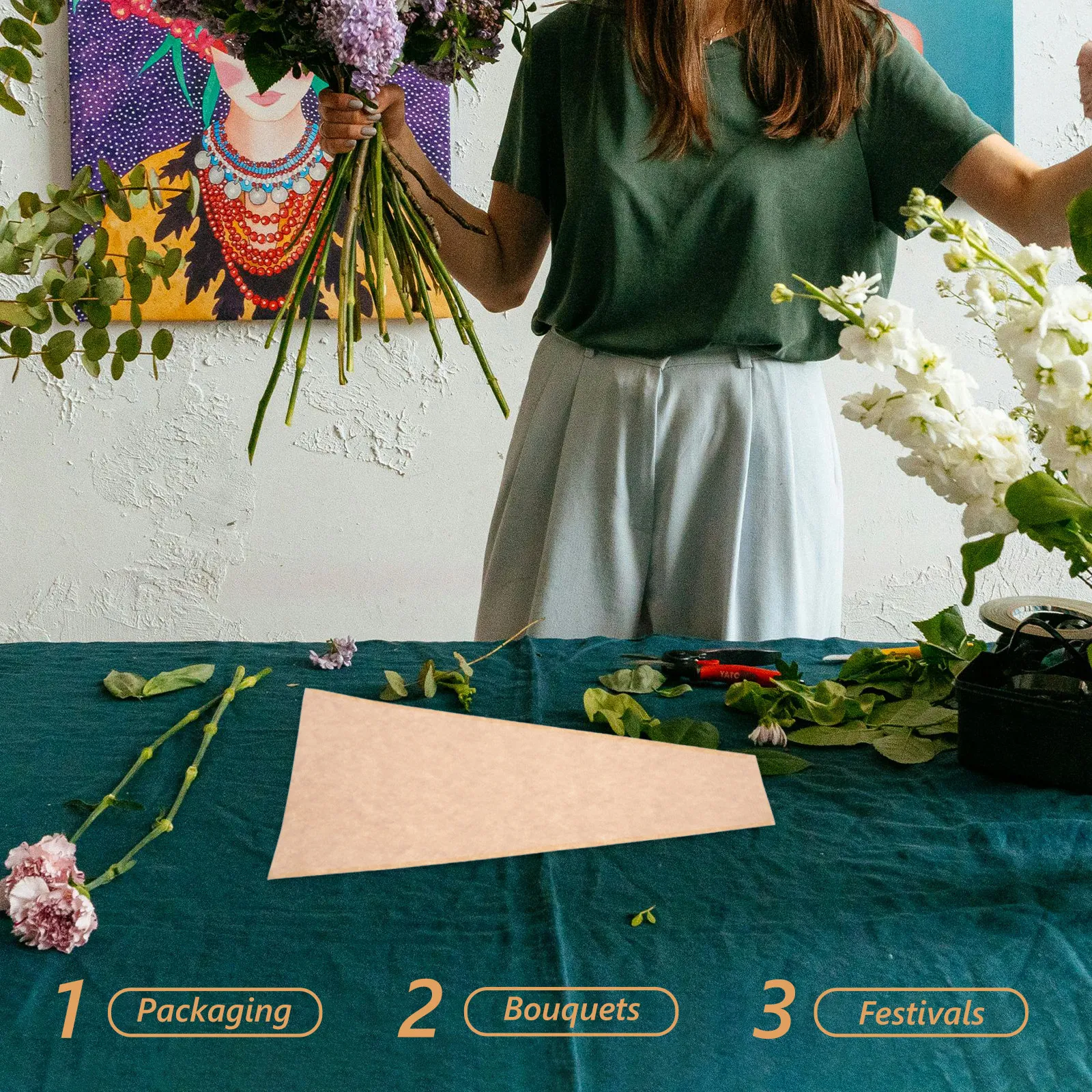 50 Sacos Grandes para Embalage - Florist Supply Shop avaliação e preço