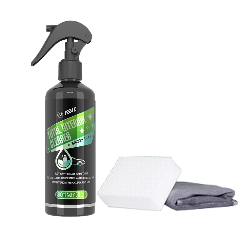 Aivc Auto Mehrzweck Innen reinigungs mittel Sitz Dach Armaturen brett Flanell gewebte Stoff Auto Innen reinigungs spray