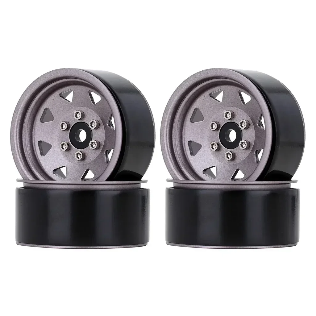 

Metal 1.9" Beadlock Wheel Rims 3 Style for 1/10 RC Crawler Car Axial SCX10 90046 TRX4 Redcat GEN8