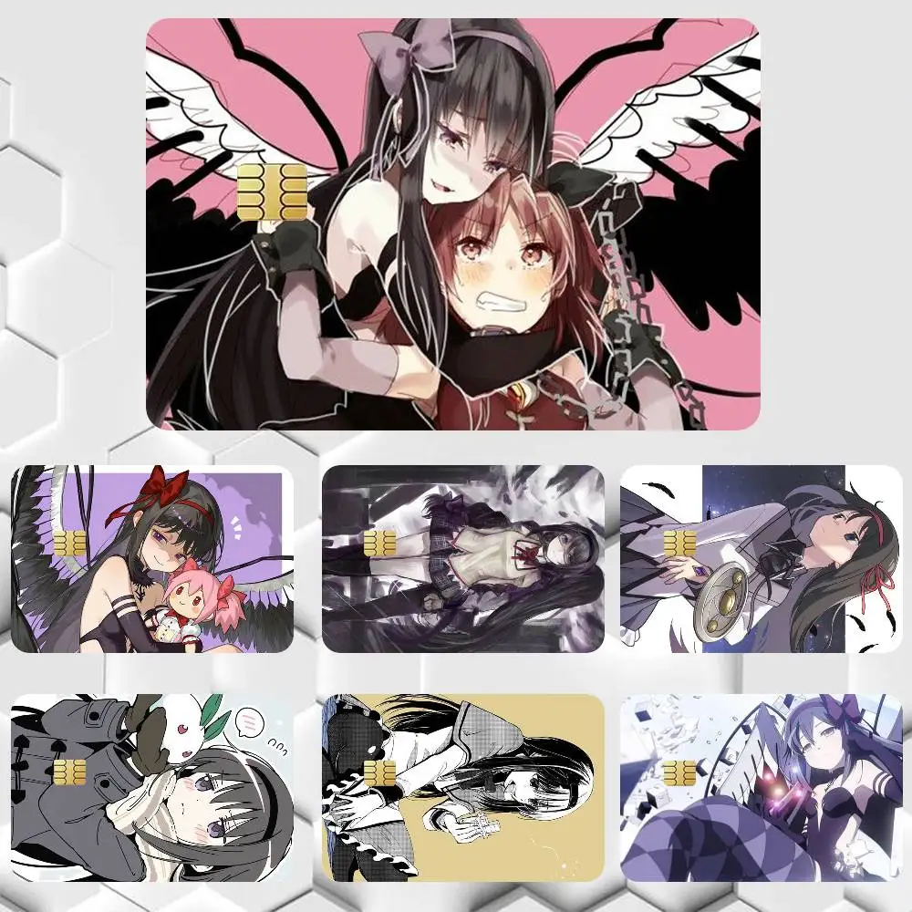 Homura Akemi  Sticker Film Tape Skin for Credit Card Debit Card Waterproof Stickers