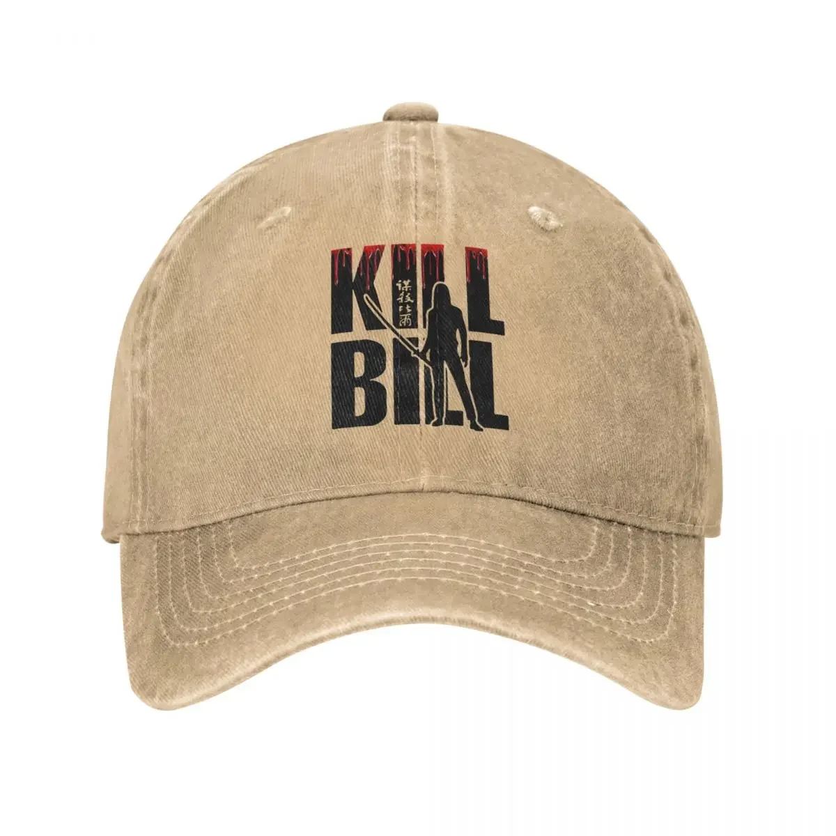 

Kill Bill Japan Movie Summer Baseball Caps Hattori Hanzo Denim Washed Hat Hat Running Golf Adjustable Snapback Cap for Men Women