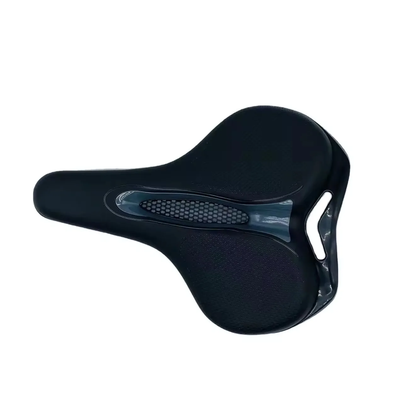 MTB Bike Saddle Breathable Big Butt Cushion Leather Surface Seat Mountain Bicycle Shock Absorbing Hollow Cushion image 3