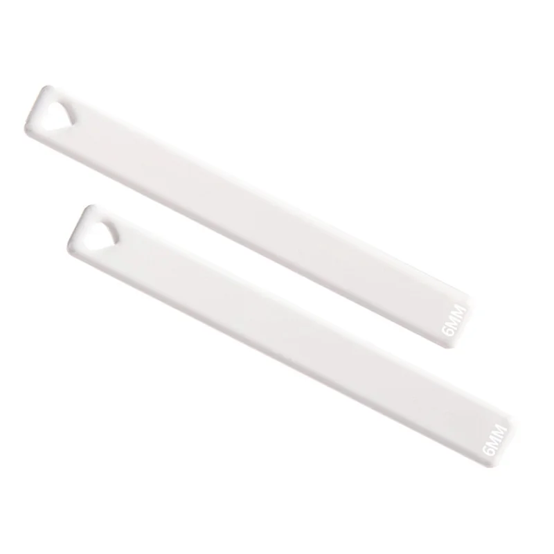 AB34-10Pc/Set Clay Ruler Acrylic Soft Pottery Polymer Clay Thickness Ruler Roller Guide Rail DIY Earrings Jewelry Making Tool