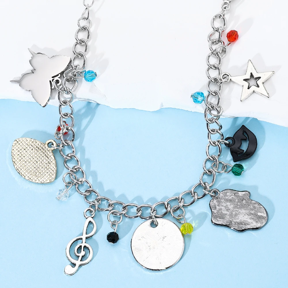 Olivia the Rodrigo Concert Theme Charm Bracelet Singer Guts World Tour Star Shine Fashion Jewelry Girl Fans Party Happy Gift