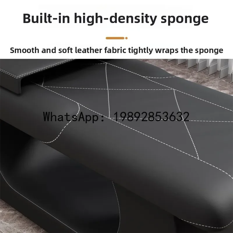 Z31- Thai Head Spa Shampoo Bed for Hair Salons, Fully Reclining Ceramic Bed for Hair Salons and Beauty Salons, Hair Washing Bed