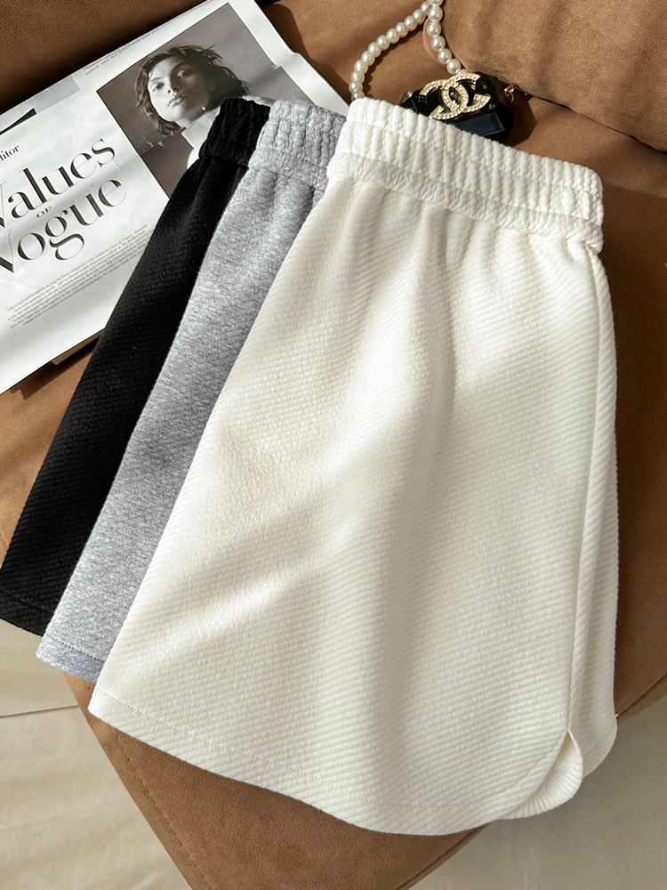 

Women's Knitted Faux Hem Sweatirt Inner Wear Boting Trousers A-Line Skirt Polyester Cotton Spandex Blend