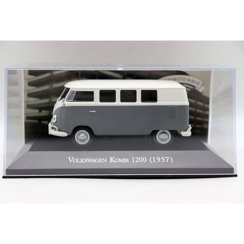 Diecast 1/43 Scale VW Van Alloy Car Model Collectible Toy Gift Souvenir Display Ornament