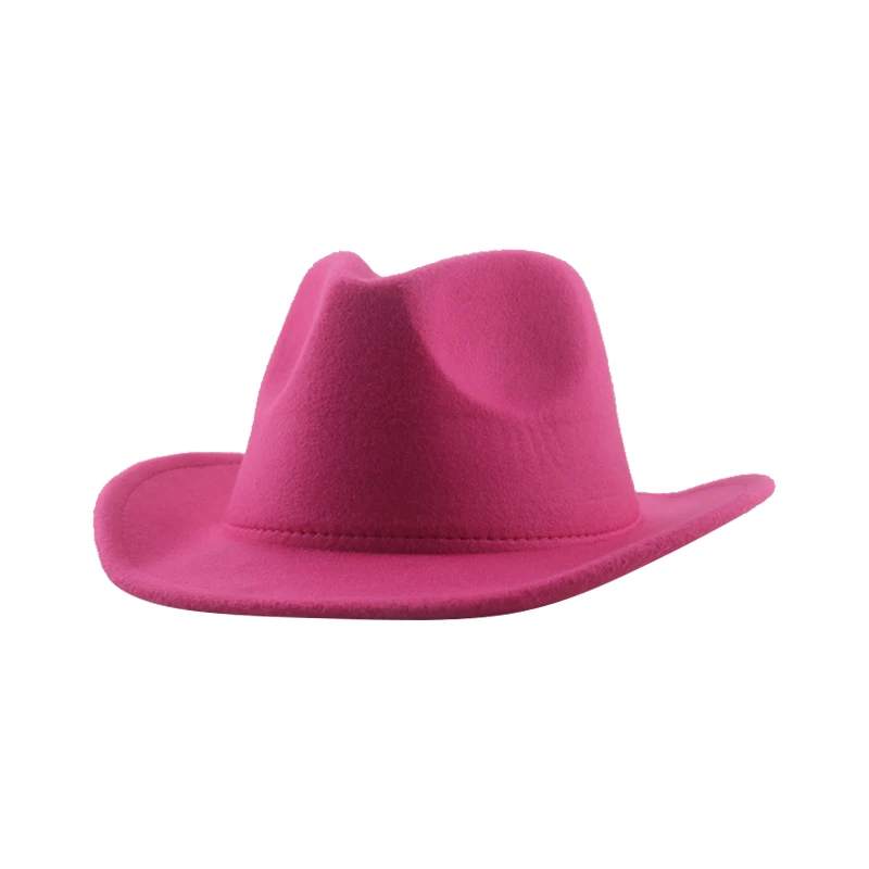 Cowboy Hat Hats for Women Kids Hats Fedora Jazz Caps Wide Brim Jazz Caps Boys Girls 52cm 54cm Panama Western Cowboy Hat Gorras