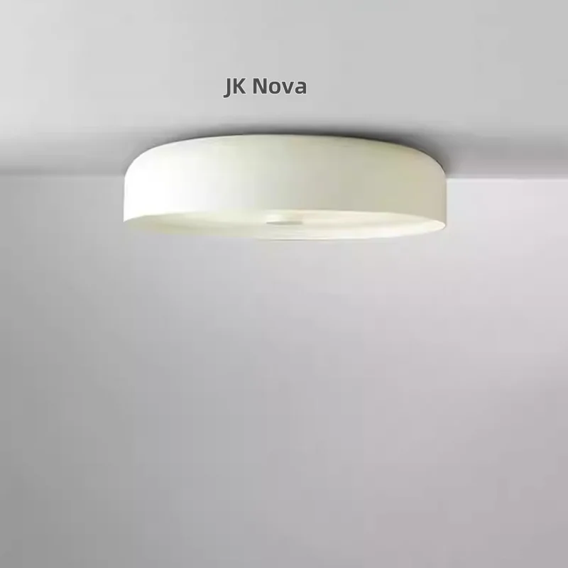 Nordic Minimalist Round Ceiling Light Modern Retro for Living Room Study Dining Children's Bedroom Ancient Style Lighting