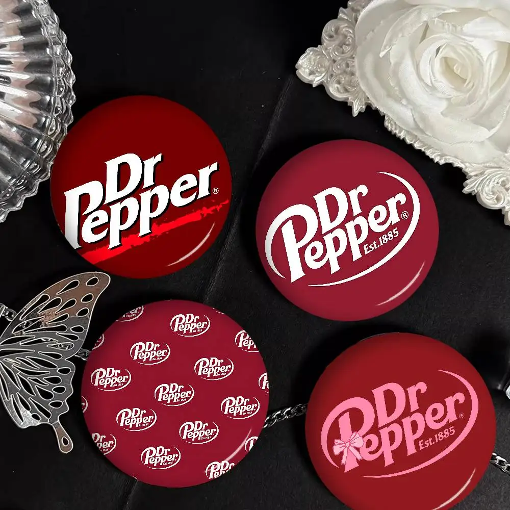 D-Dr P-PepperS Photo Brooches Creative Round Badge Gifts Pins 32/44/58mm