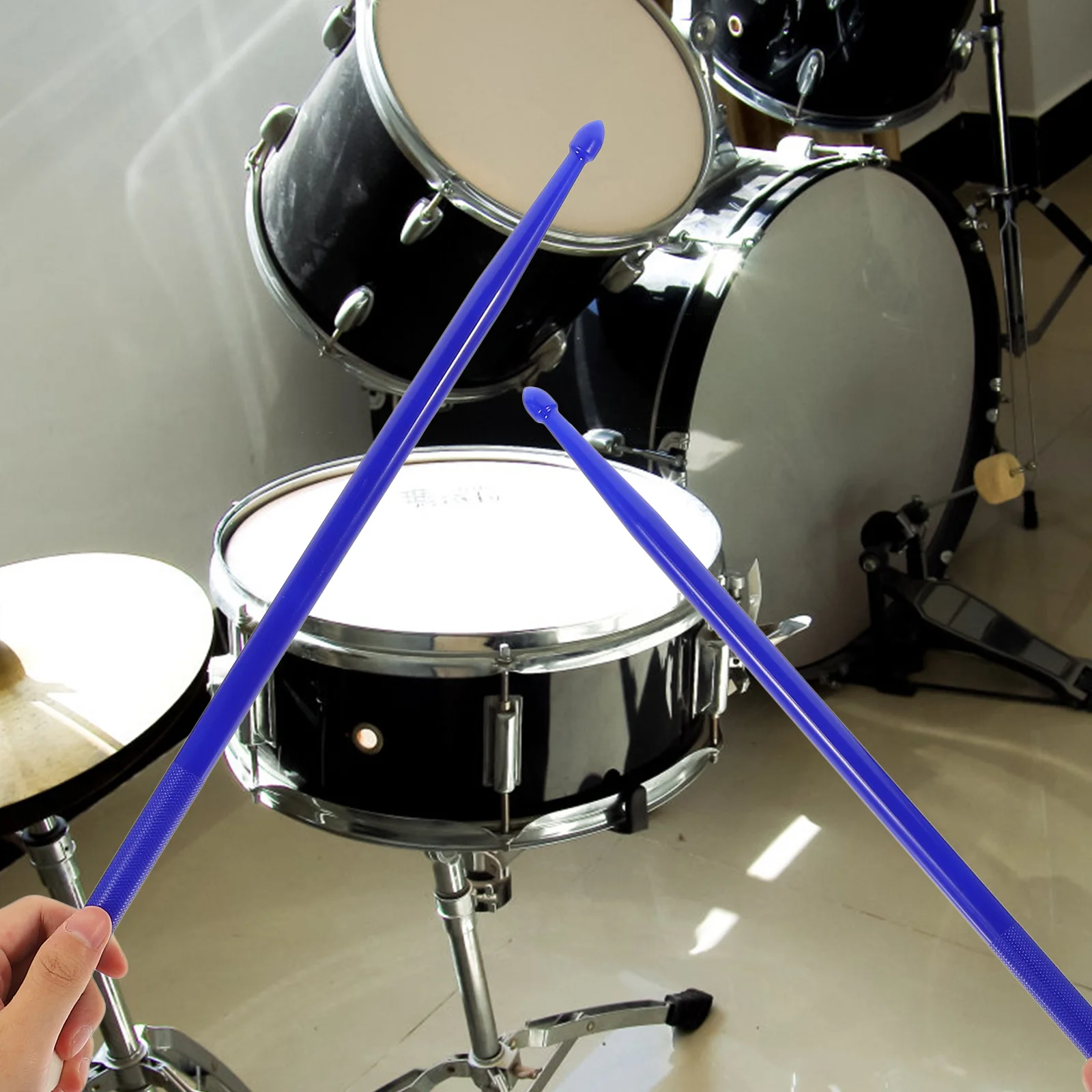 

Double-headed Drumsticks Dark Blue End Electronic Polished Exquisite Craftsmanship