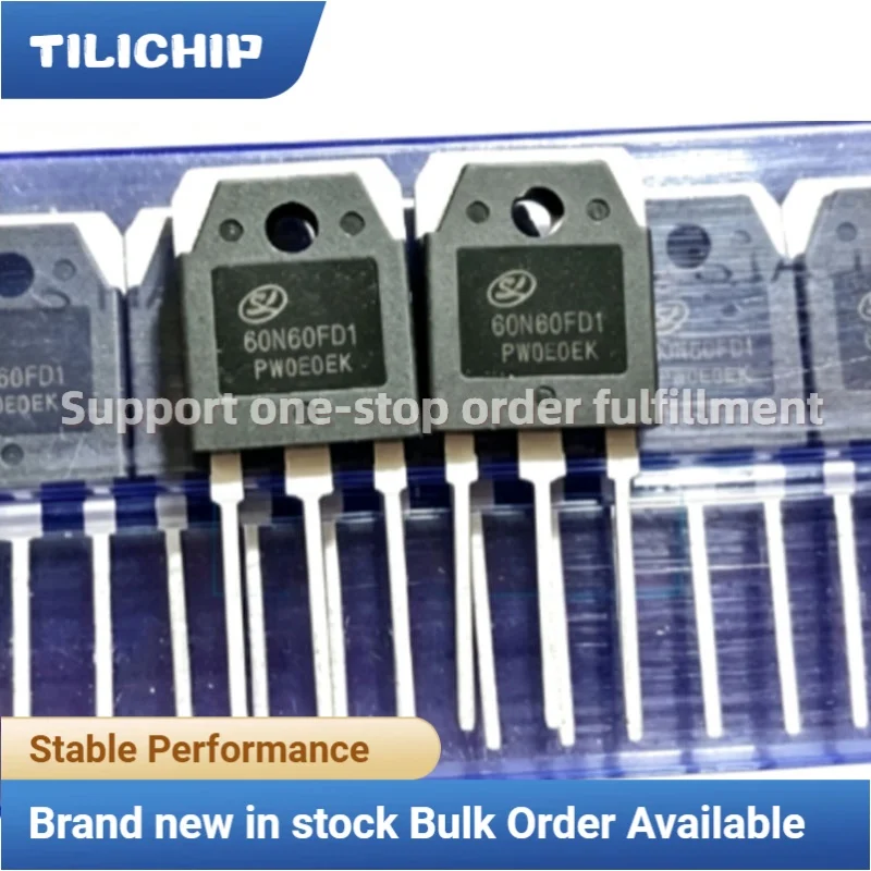 5PCS~10PCS Brand new SGT60N60FD1PN TO-3P-3 60N60FD1 Inverter Welding Machine IGBT Tube 600V 60A Original