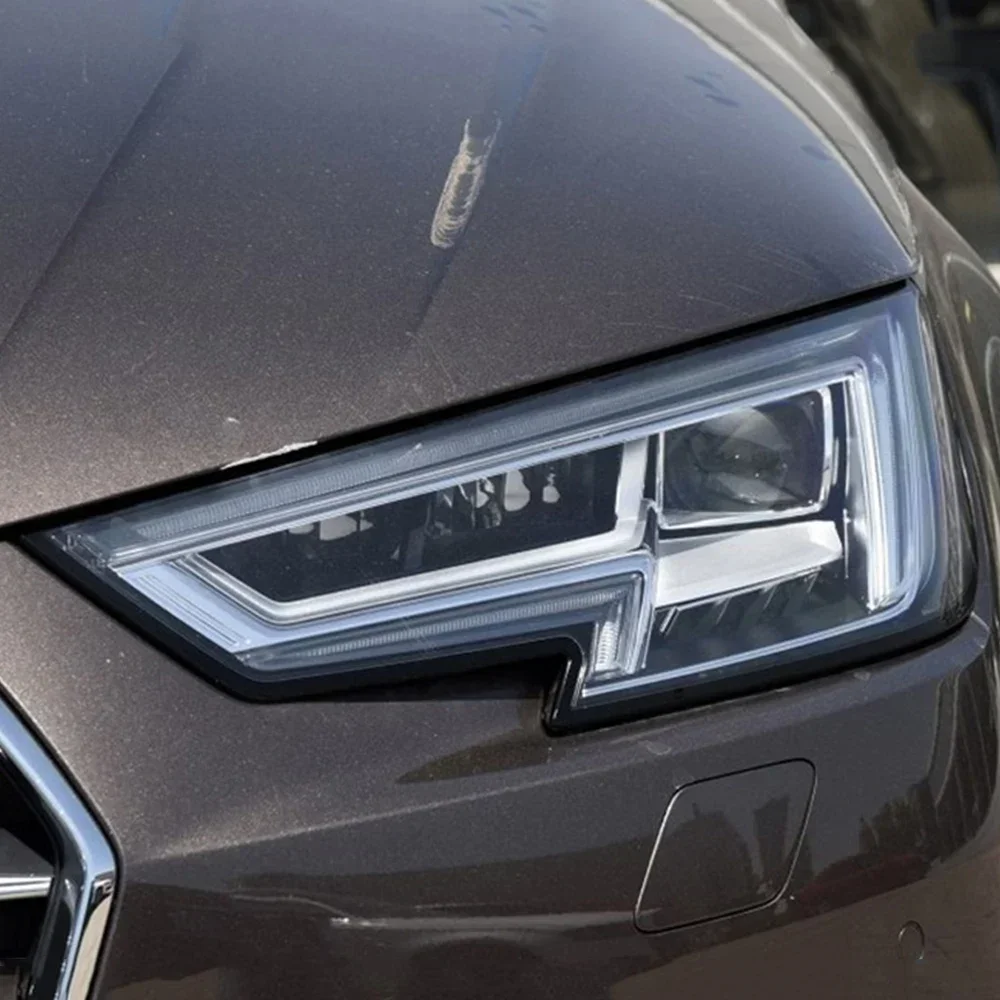 For Audi 2017 2018 2019 A4L B9 Car Replacement Headlight Cover Transparent Lampshade Lamp Case Head Light Glass Lens Shell