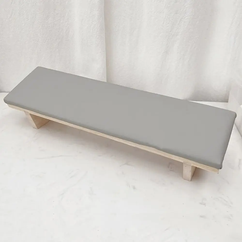 Almohada de mano biselada con diseño inclinable, Base de madera, cojín reposabrazos para uñas que ahorra espacio, soporte suave para manos, soporte para decoración de uñas, herramienta de manicura