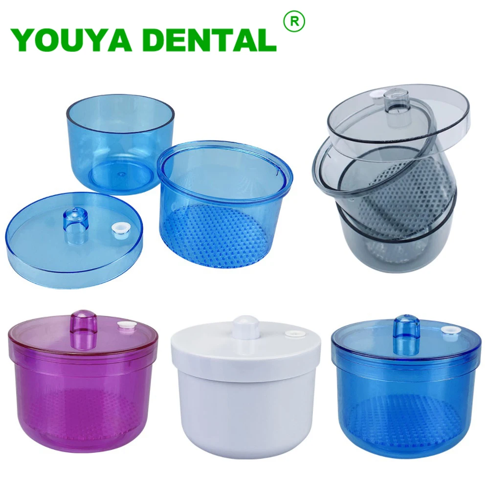 Dental Disinfection Box Soak Burs Block Drills Sterilization Case Heat-Resistant Net Basket Clean Immersion Case Dentistry Tools