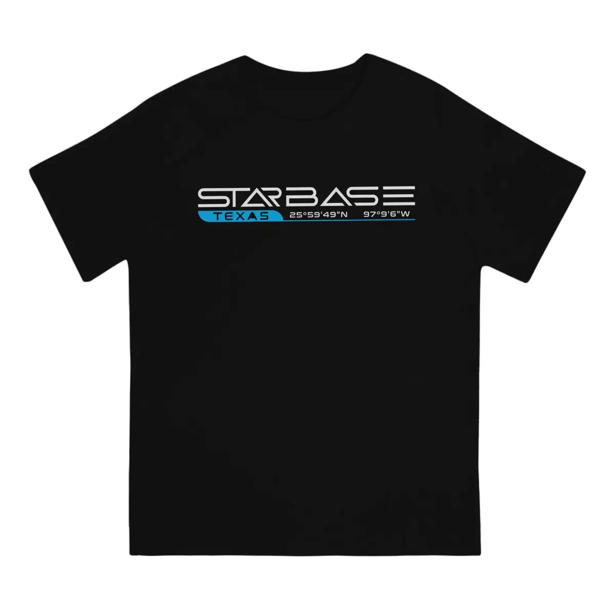 Space X Starbase Texas Boca Chica T Shirt Goth Men Tees Summer Clothing Polyester Crewneck TShirt