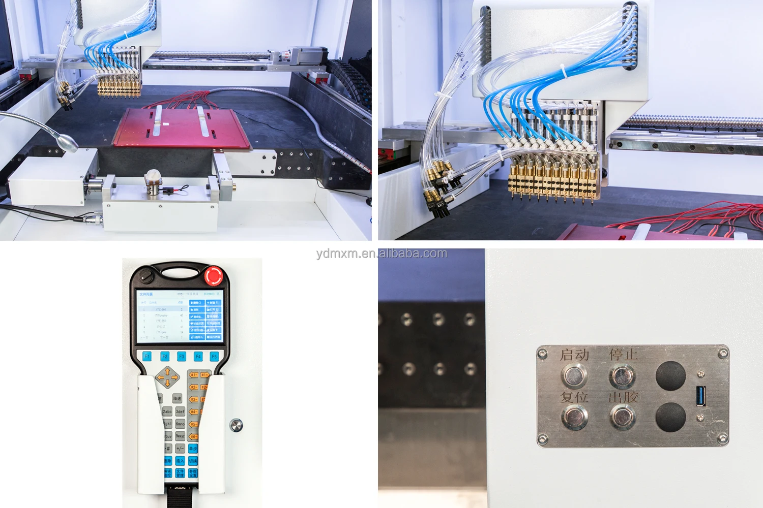 Macchina per la produzione di ornamenti con macchina per intarsio di strass per capelli con mollette di fabbrica multidimensionale automatica