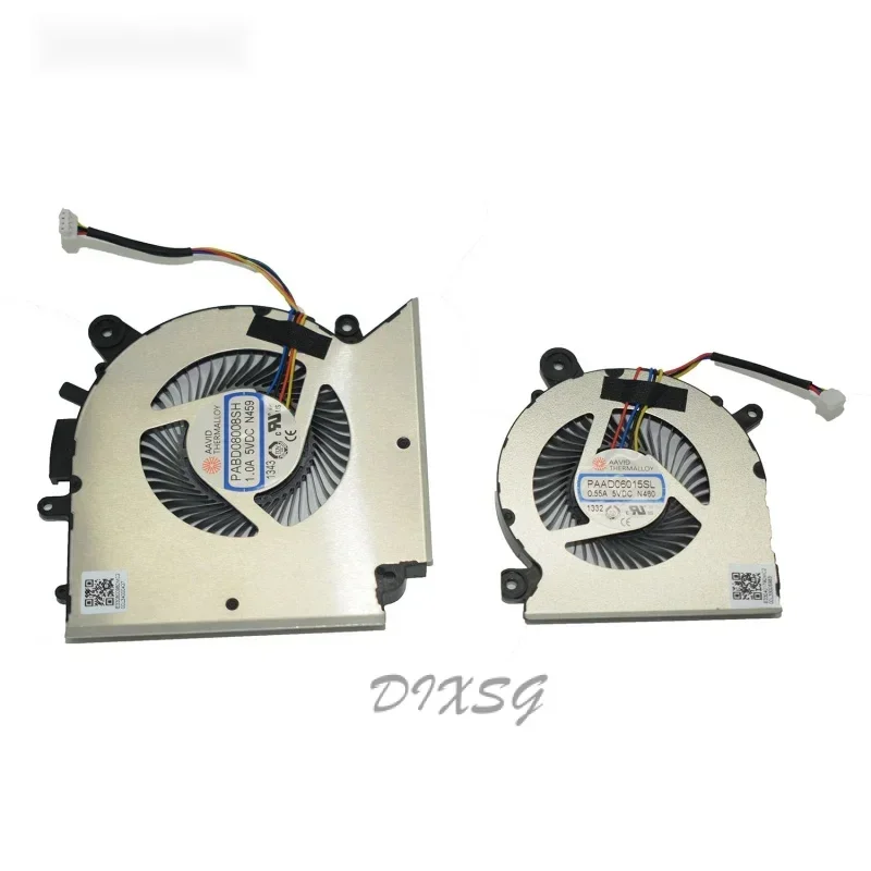 PABD08008SH PAAD06015SL N459 N460 New For MSI GF66 GL66 MS-1581 CPU GPU COOLING FAN DC5V 0.55A 1.0A