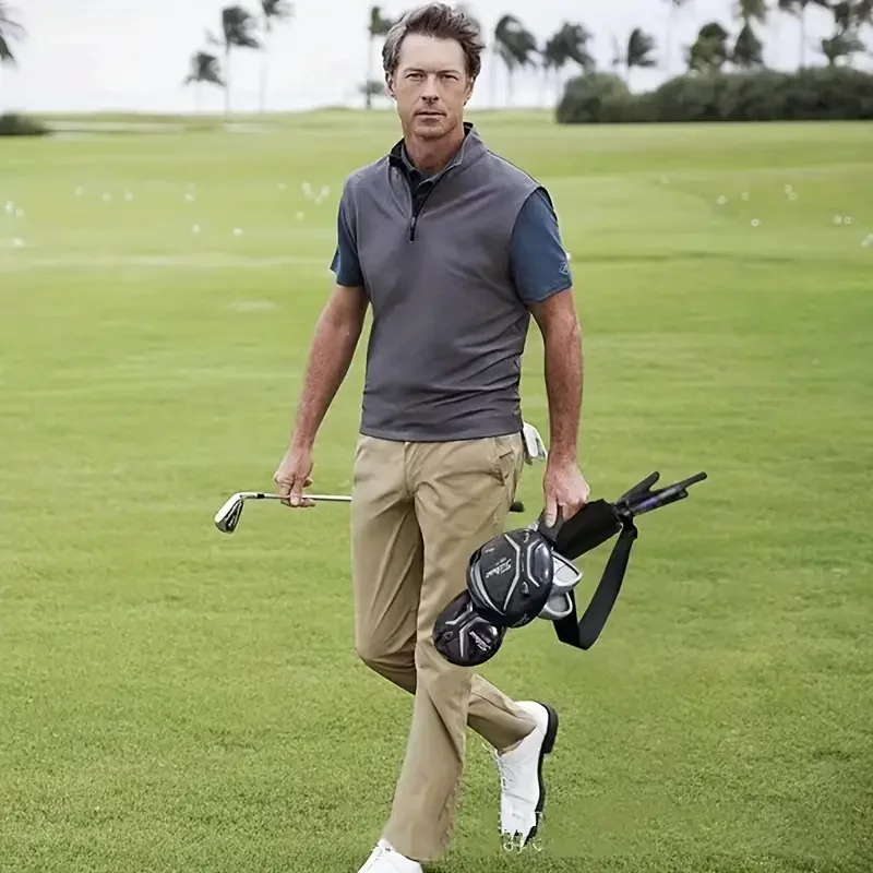 Golf Bags Men Stand Bag Mini Lightweight Carrier Bag Carry Driving Range Golf Training Case With Adjustable Shoulder Strap