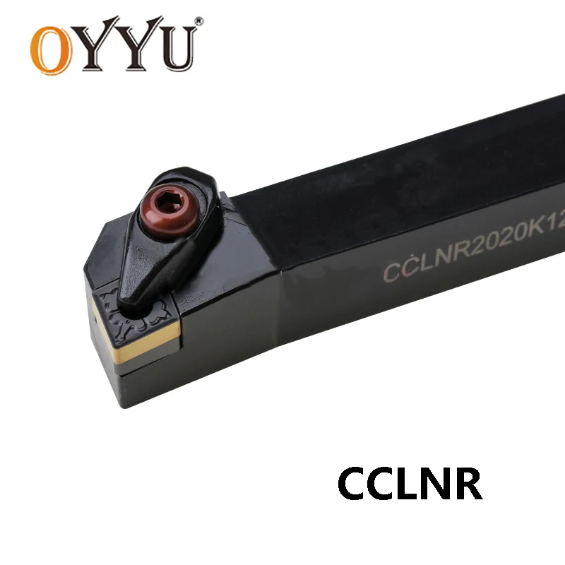 OYYU CCLNR2020K12 CCLNR2525M12 CCLNR1616H12 External Turning Tools Holder CCLNR CCLNL 20 25mm Carbide Inserts CNMG1204 CNC Shank