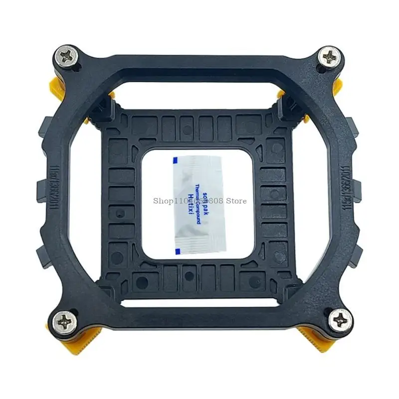 

Quick Install CPU Retention Bracket Universal Processor Support Cooling Solution ABS Gaming Hardware for 1150/1151/1155