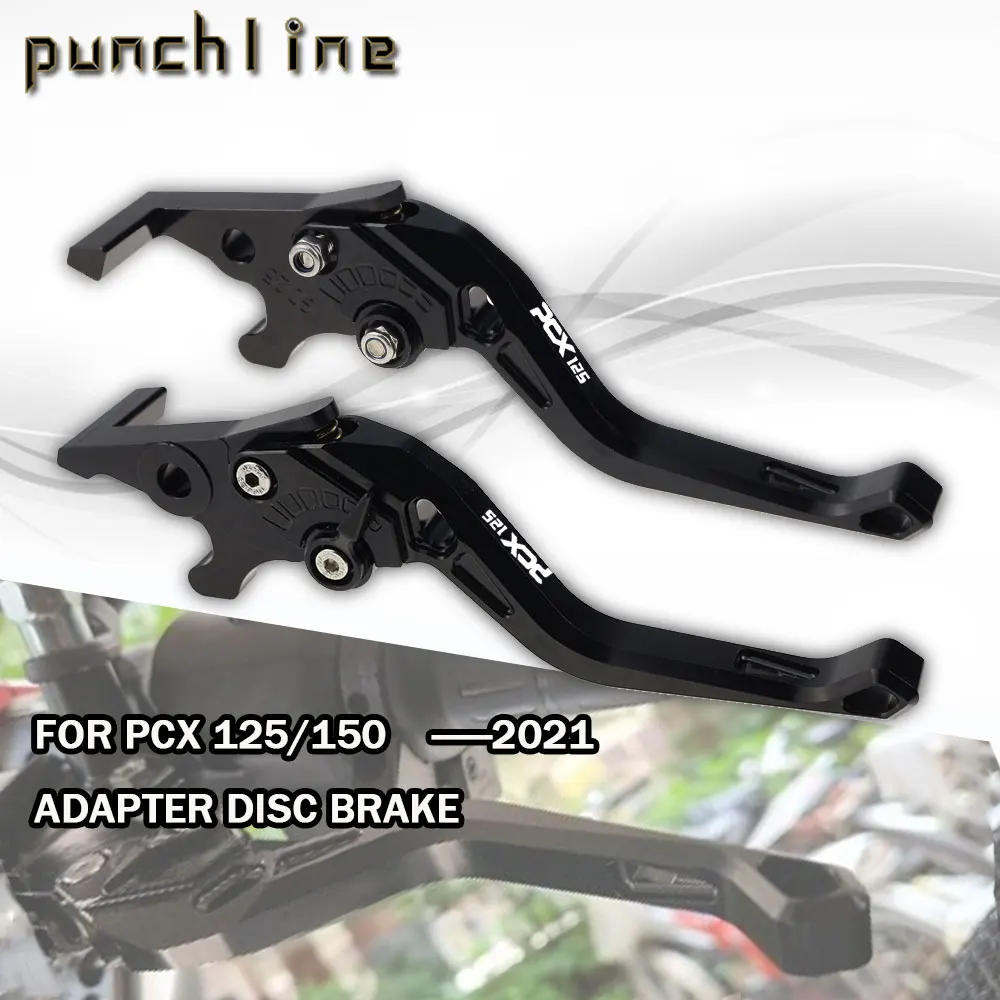 Fit For PCX 125 2020 Short Brake Clutch Levers For PCX125 Motorcycle Accessories Parts Handles Set Adapter Disc brake