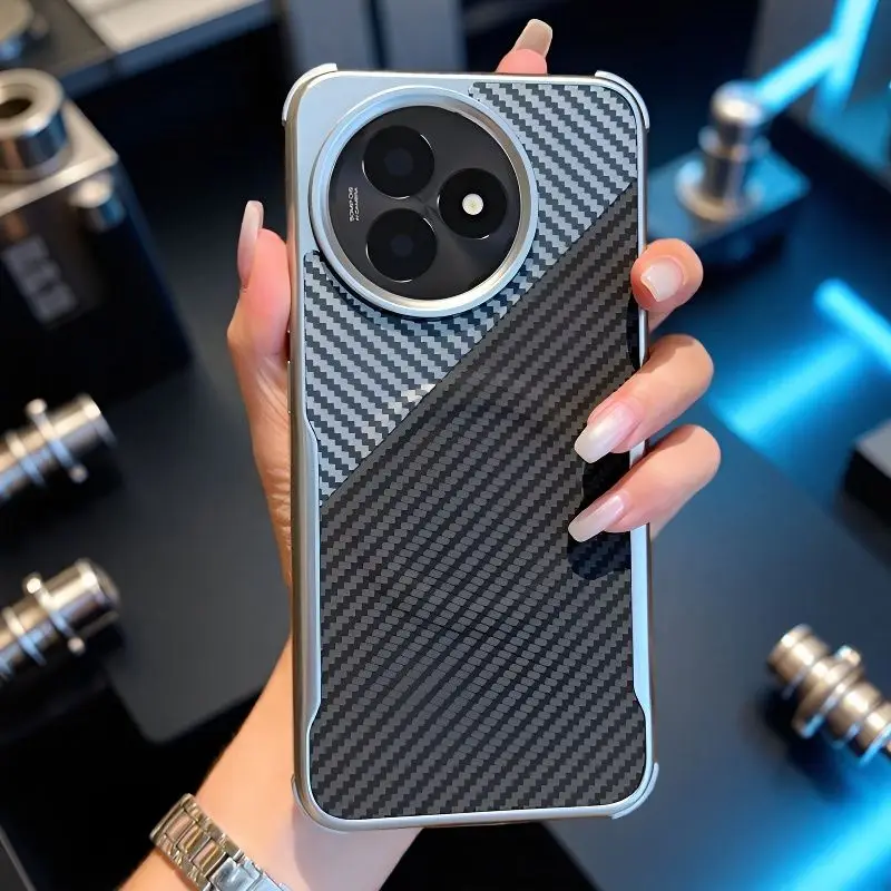 적용 가능한 레드미 k80 얼티밋 에디션 폰 케이스 포코 F7 울트라 마그네틱 카본 파이버 샤오미 15프로