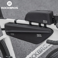 ROCKBROS Bike Bag Rainproof Top Tube Frame Bicycle Bag Reflective Large Capacity MTB Road Bike  Pannier Cycling Bags