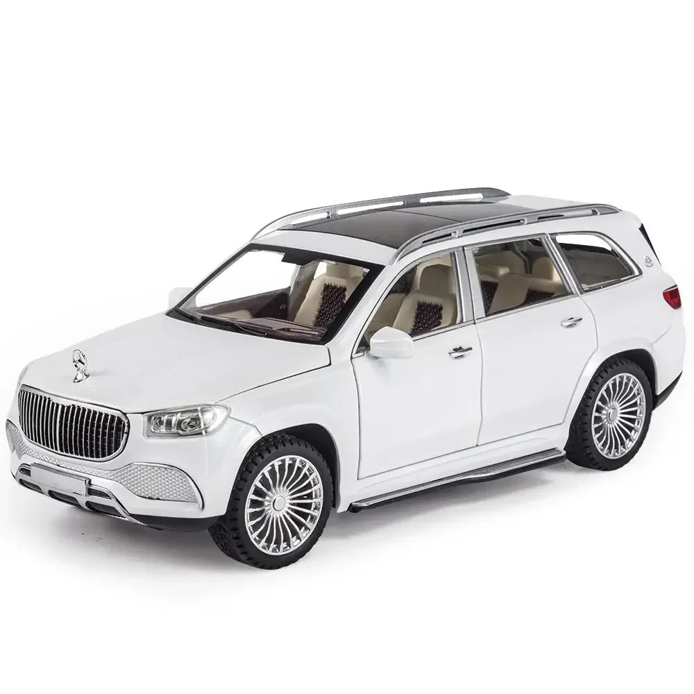 GLS class GLS600 Alloy Car Model Diecasts 1:24 Metal Toy Car Model Collection Sound Light Simulation Car Toys Gift
