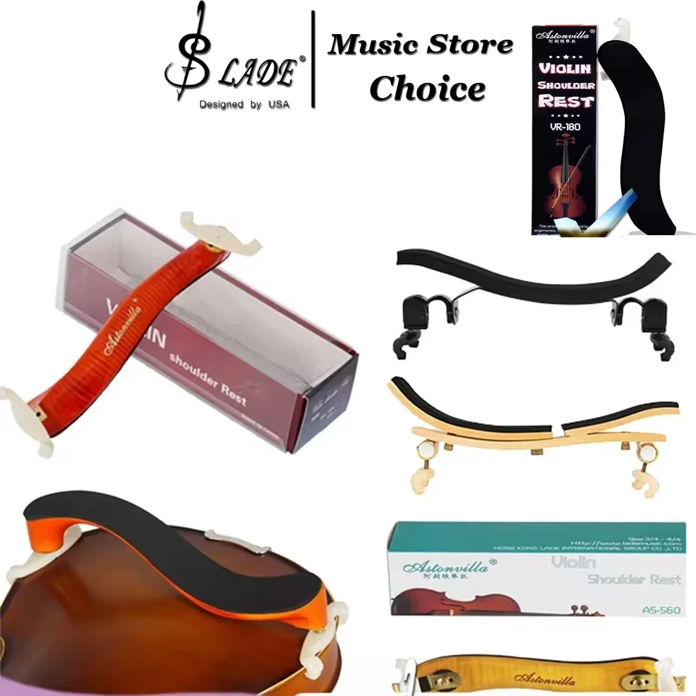 IRIN 4/4 Violin Shoulder Rests Premium Maple Professional Violin Shoulder Rests Adjustable Violin Replacement Musical Accessory