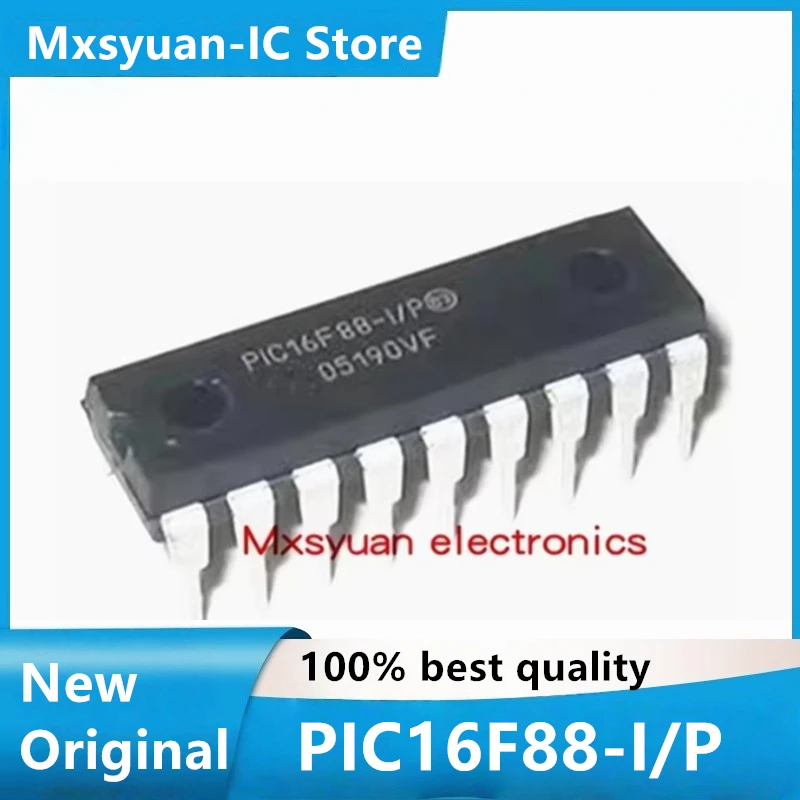 2PCS~10PCS/LOT 100% Original PIC16F88-I/P PIC16F88 DIP18 100% best quality