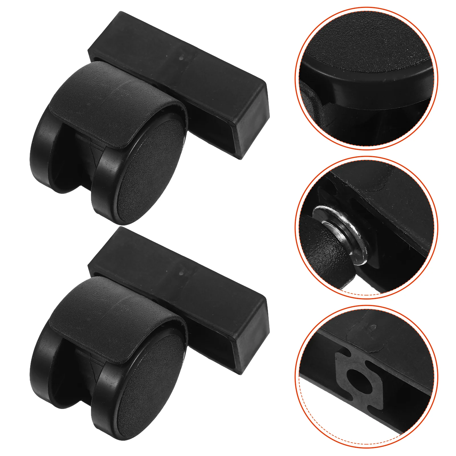 

4 Pcs Planting Box Accessories Flower Boxes for Windows Tray Pot Bottom with Wheels Rack Pp