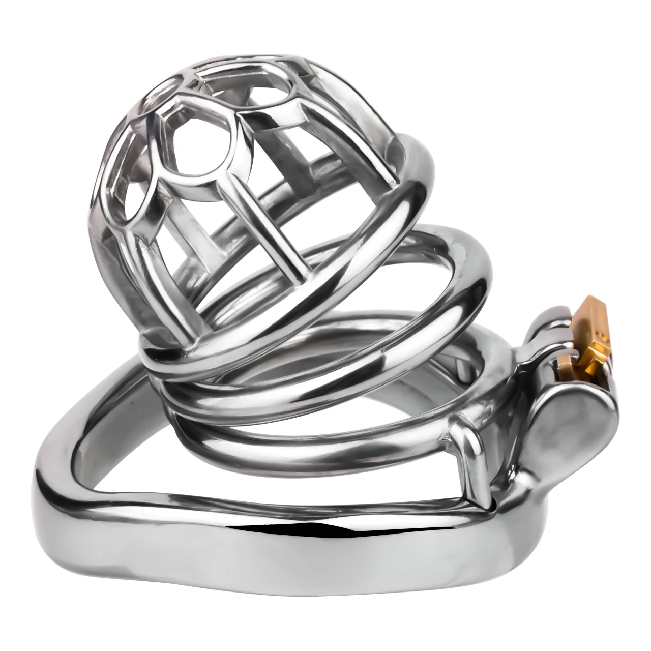 FRRK Dormant BDSM Hollow Chastity Cock Cage Built-in Lock Penis Abstinence Role Playing Erotic Adult Sex Toy for Men Gay Sexshop - view 5