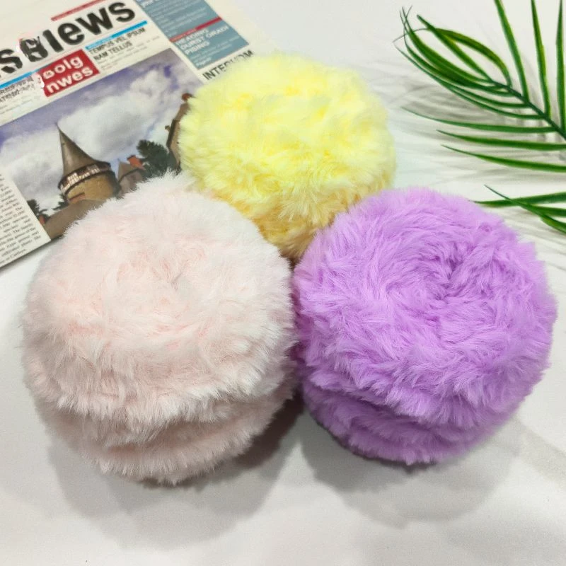 Coarse Yarn Imitates Rabbit Hair Long Haired Mink Fur Line Handmade Crochet and Weaving DIY Jacket Sweater Cat Ear Hat Scarf