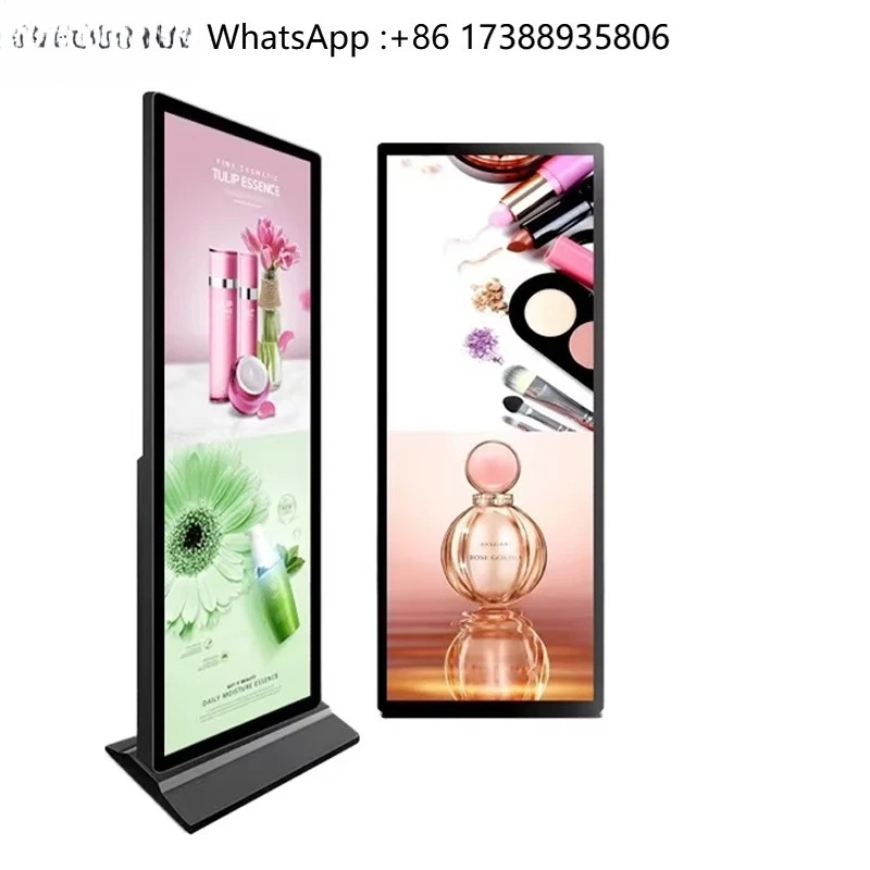 Customized P2 640 X 1920MM Display Digital Signage Advertising Board LED Poster  Portable Smart Advertising Player